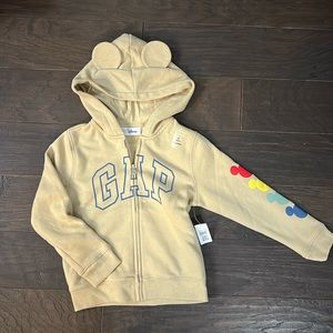 Gap Disney Kids, Full Zip Hoodie with cute details! 5T
